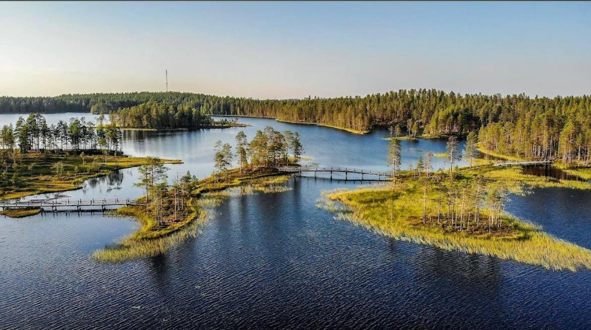 Laahtanen Camping Hotell Ristijärvi Exteriör bild