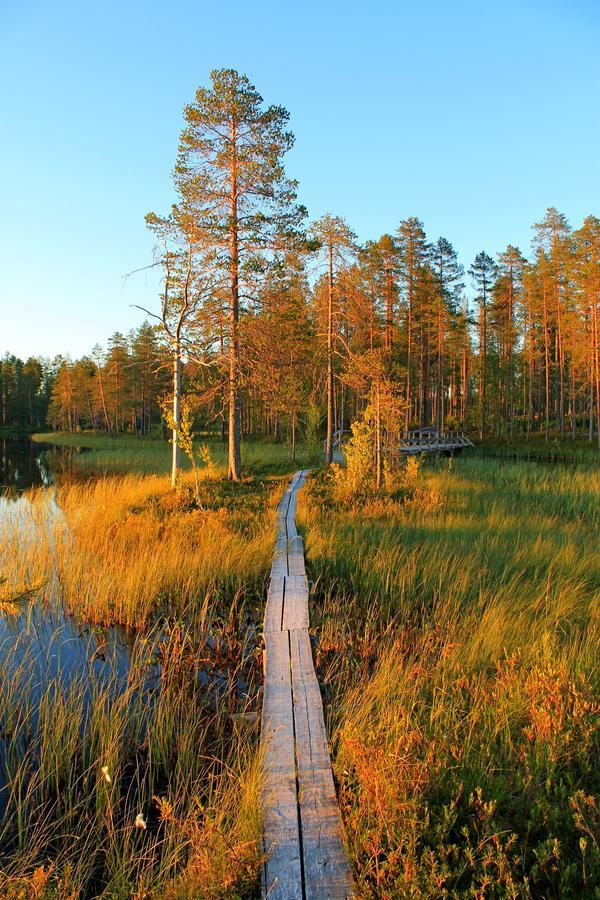 Laahtanen Camping Hotell Ristijärvi Exteriör bild